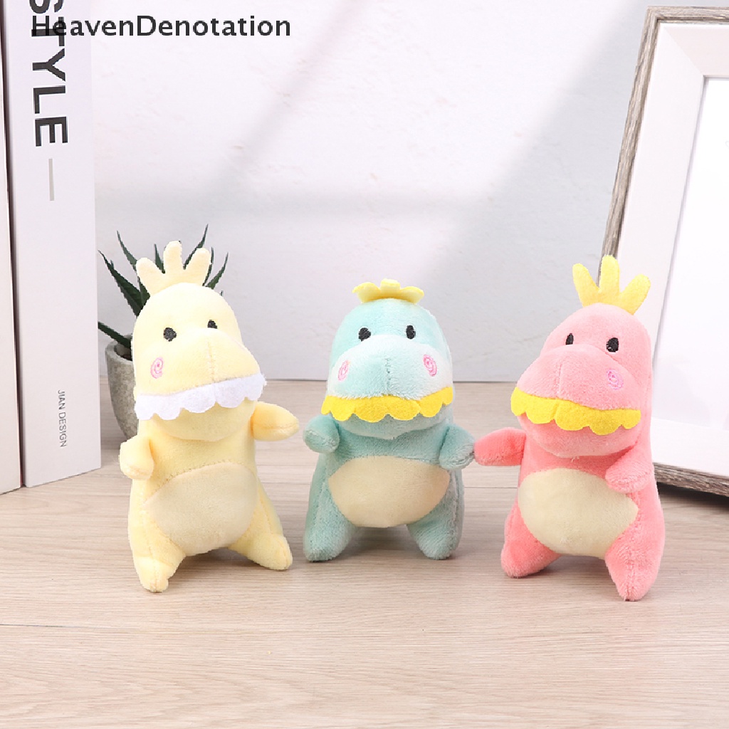 [HeavenDenotation] Boneka Liontin Dinosaurus Kecil Yang Lucu Mainan Mewah Gantungan Kunci Tas Liontin Boneka Hadiah HDV