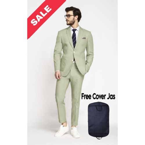SETELAN JAS PENGANTIN MODEREN WARNA HIJAU LIME / JAS WEDDING MODERN HIJAU LIME / JAS