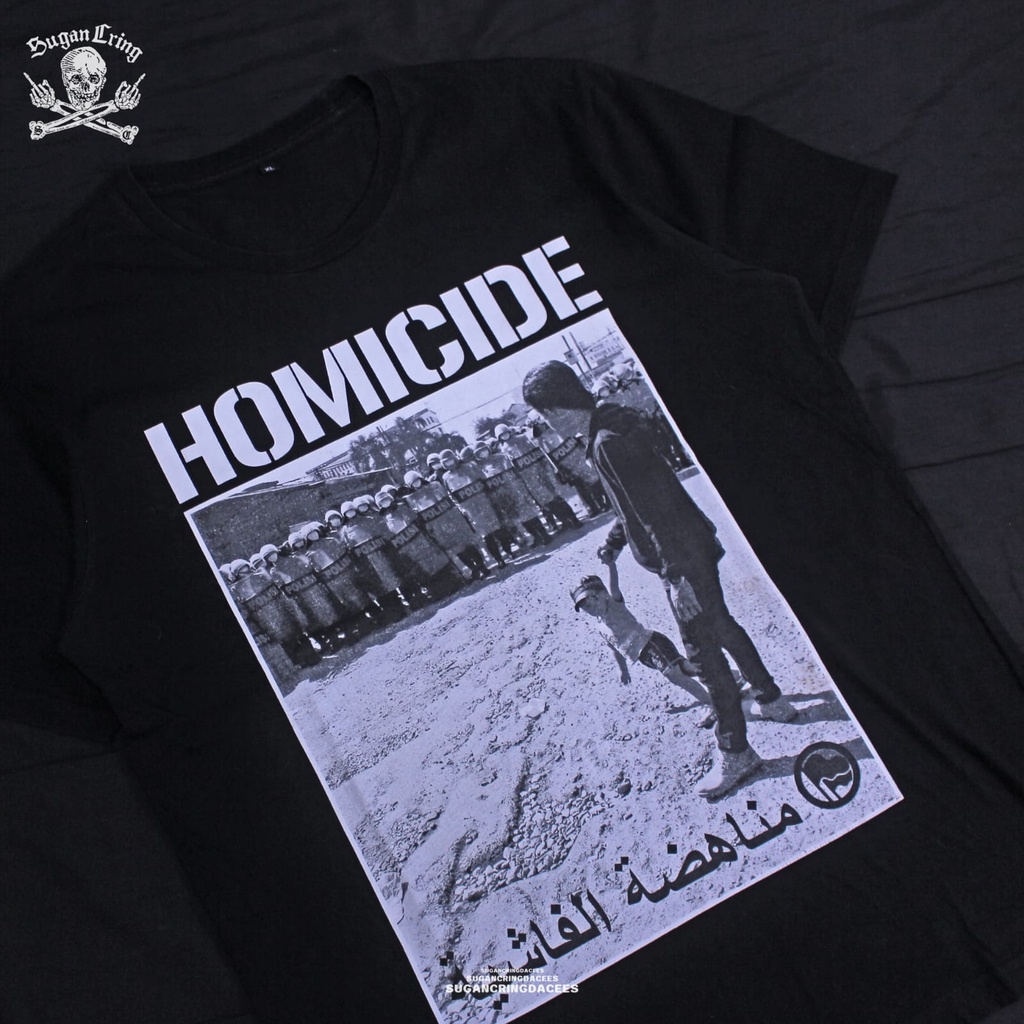 Tshirt Kaos Baju Homicide FKK original