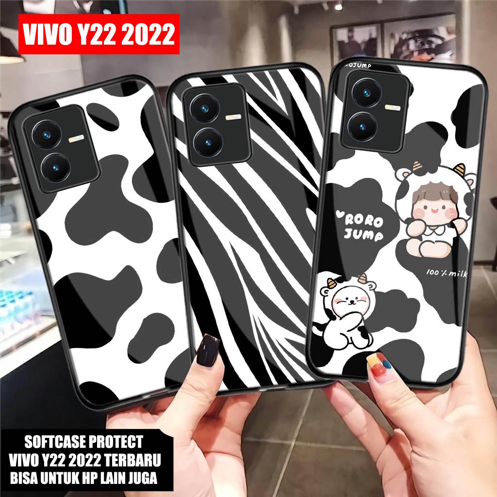 Hardcase 2d Glossy VIVO Y22 Y22S 2022 Terbaru [M173] Casing HP VIVO Y22 Y22S 2022 Terbaru - Case HP 