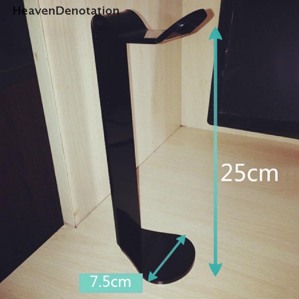 [HeavenDenotation] Headphone Stand Universal Acrylic Gaming Headset Stand Meja Headset Display Stand Untuk Pajangan Meja Stand Headset Bergaya HDV