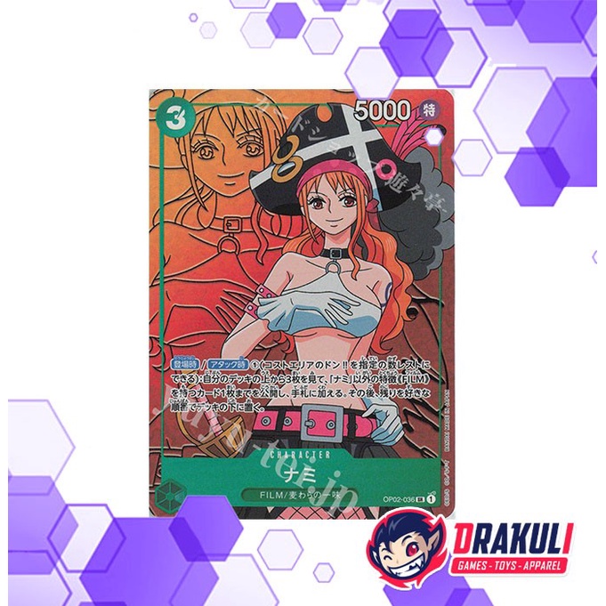 One Piece Card Game - Nami OP02-036 P-SR
