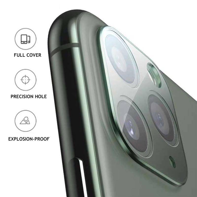 Pelindung Kamera Warna-Warni Untuk iPhone 11 Pro Max Lens Protective Pelindung Layar Kaca Untuk iPhone 11 11Pro Aksesoris Kamera