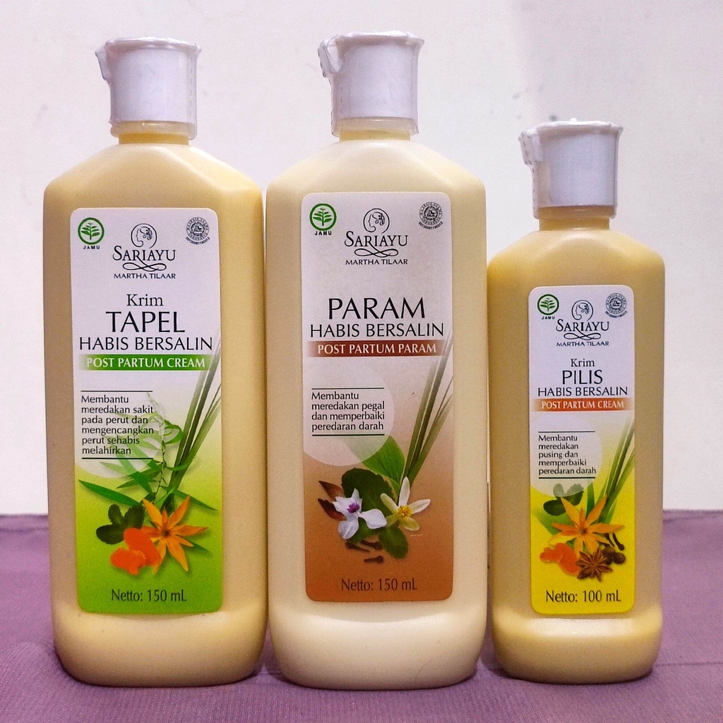 Sariayu Parem Pilis dan Tapel Habis Bersalin
