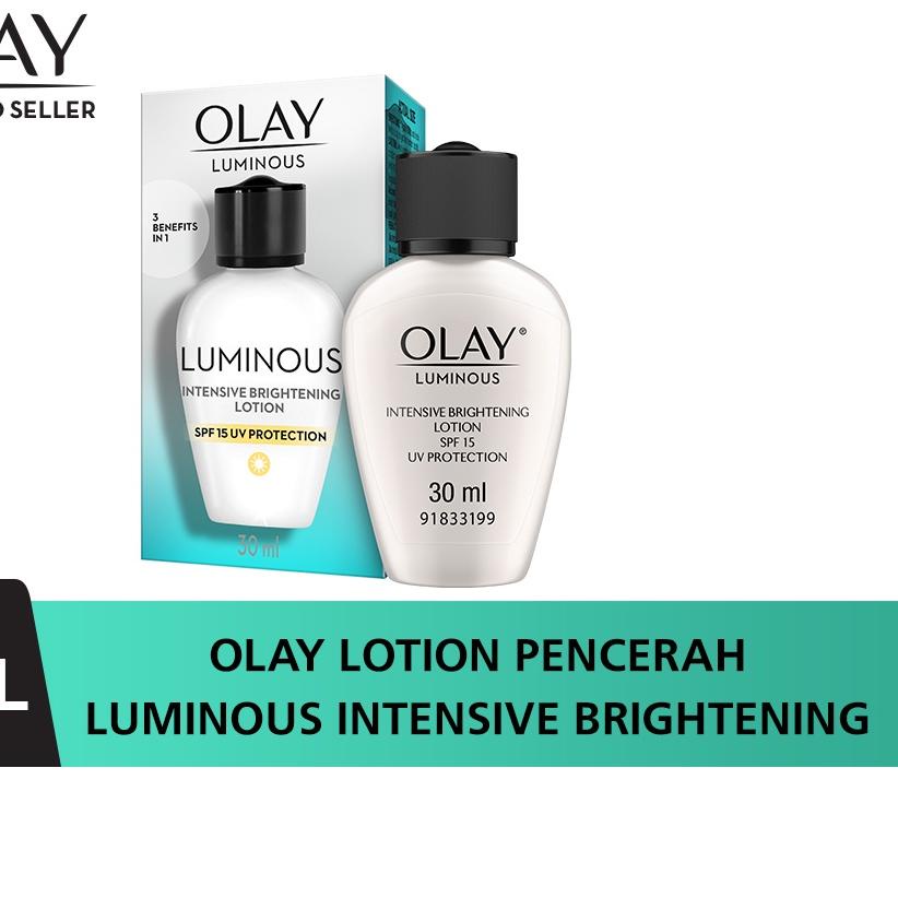 ♠ [LEBIH HEMAT] Olay White Radiance Krim Pelembab Intensive Lotion SPF 15, 30ML - Paket Isi 2 ✧
