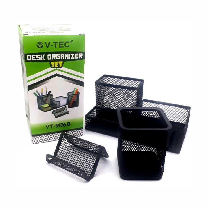 

Terlaris Desk Organizer Set Isi 3 V-Tec Type Vt-9176B