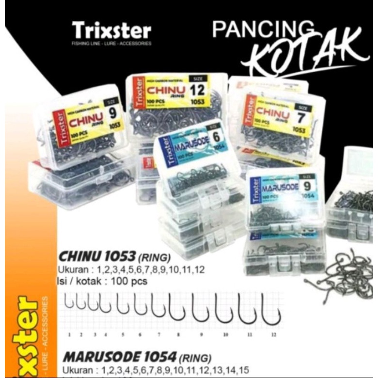 KAIL PANCING KOTAK TRIXSTER CHINU RING 1053 ISI 100