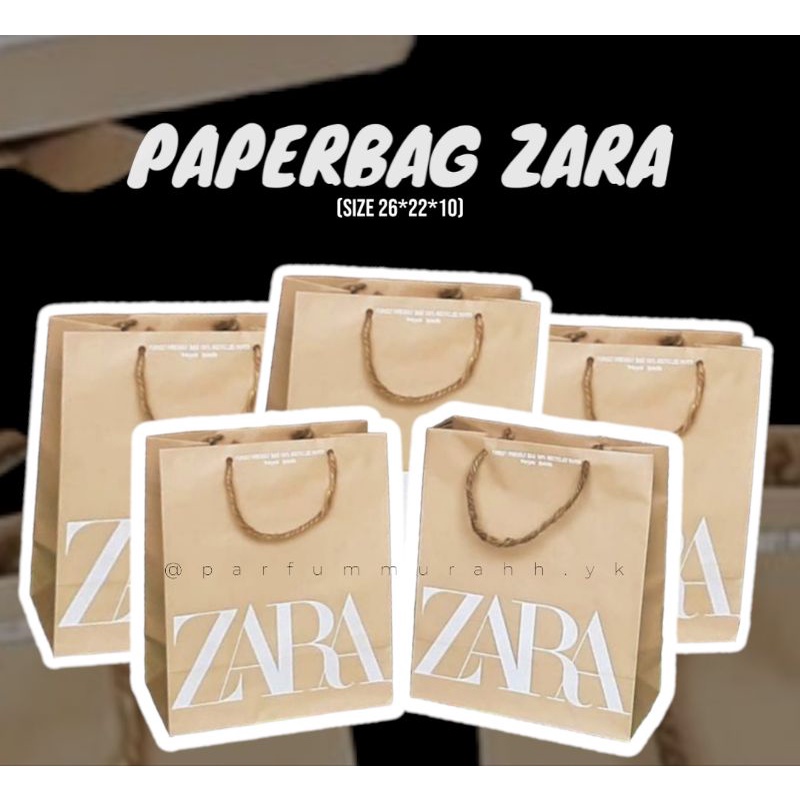 

[BISA ECER❗] PAPERBAG ZARA • PAPERBAG BRANDED