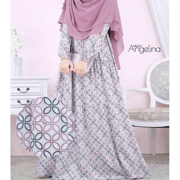 BELLA DRESS BATIK KAWUNG ATELIER ANGELINA