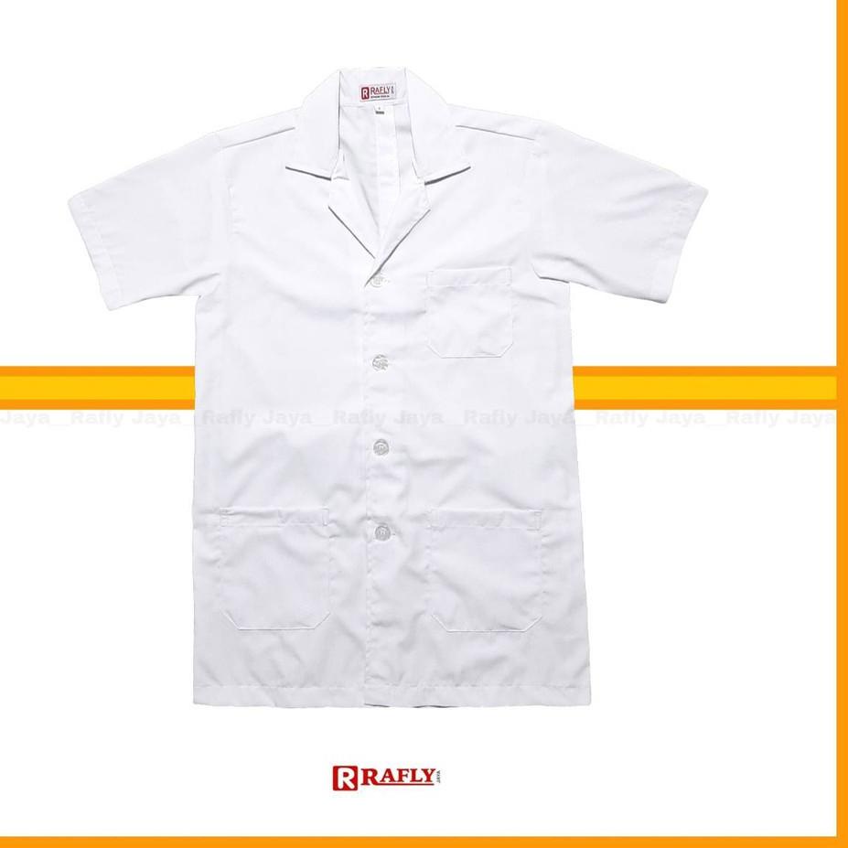 ➳ Jas Lab - Jas  Lengan Pendek - Jas Lab Dokter - Jas Lab Praktek / Rafly Jaya ►