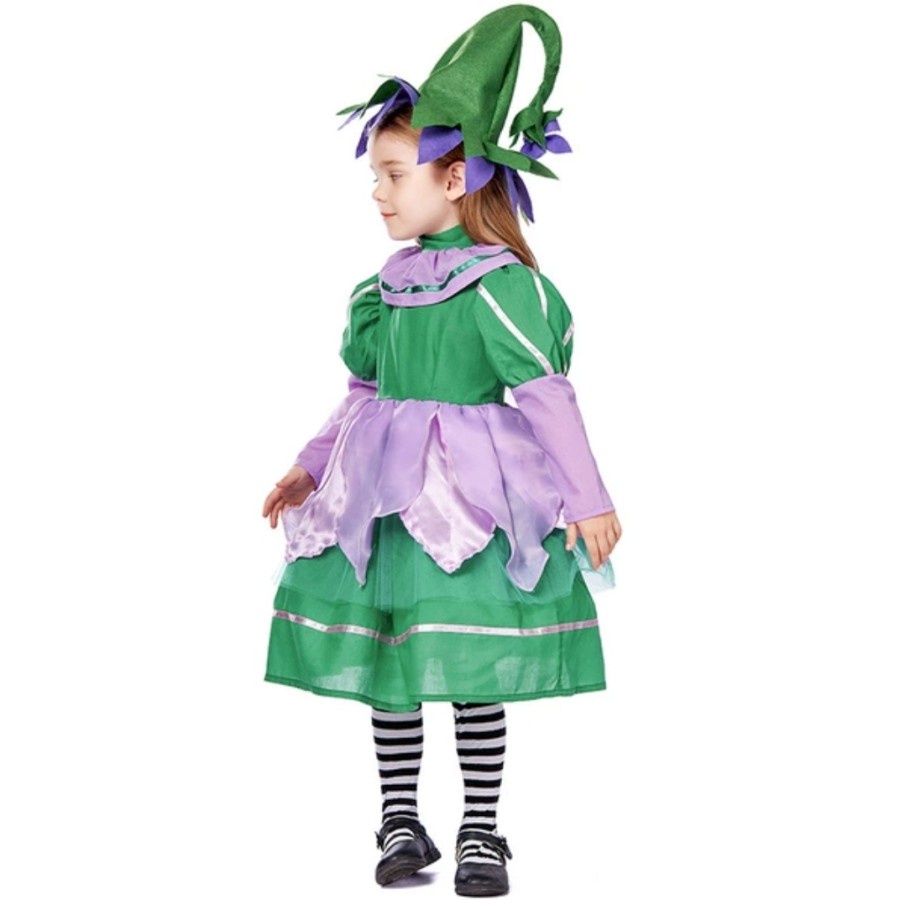 Thumbelina Flower Fairy Girl Costume Halloween Costume Kostum Anak