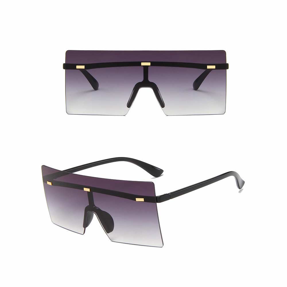 Kacamata UV400 [ Hitam ] Anti Radiasi - Sunglasses Wanita dan Pria Korea - HM8161