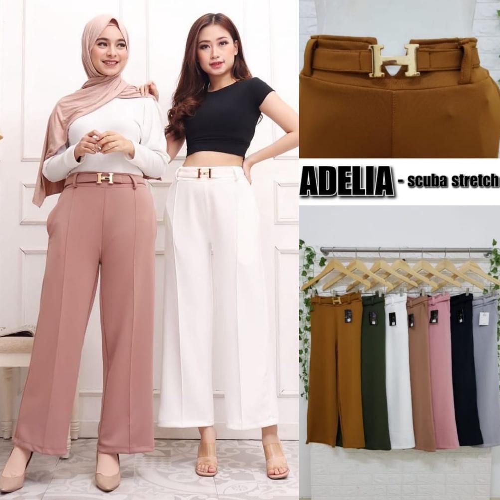 COD✔️ kulot scuba belt H/kulot cubit scuba/kulot highwaist/kulot belt scuba