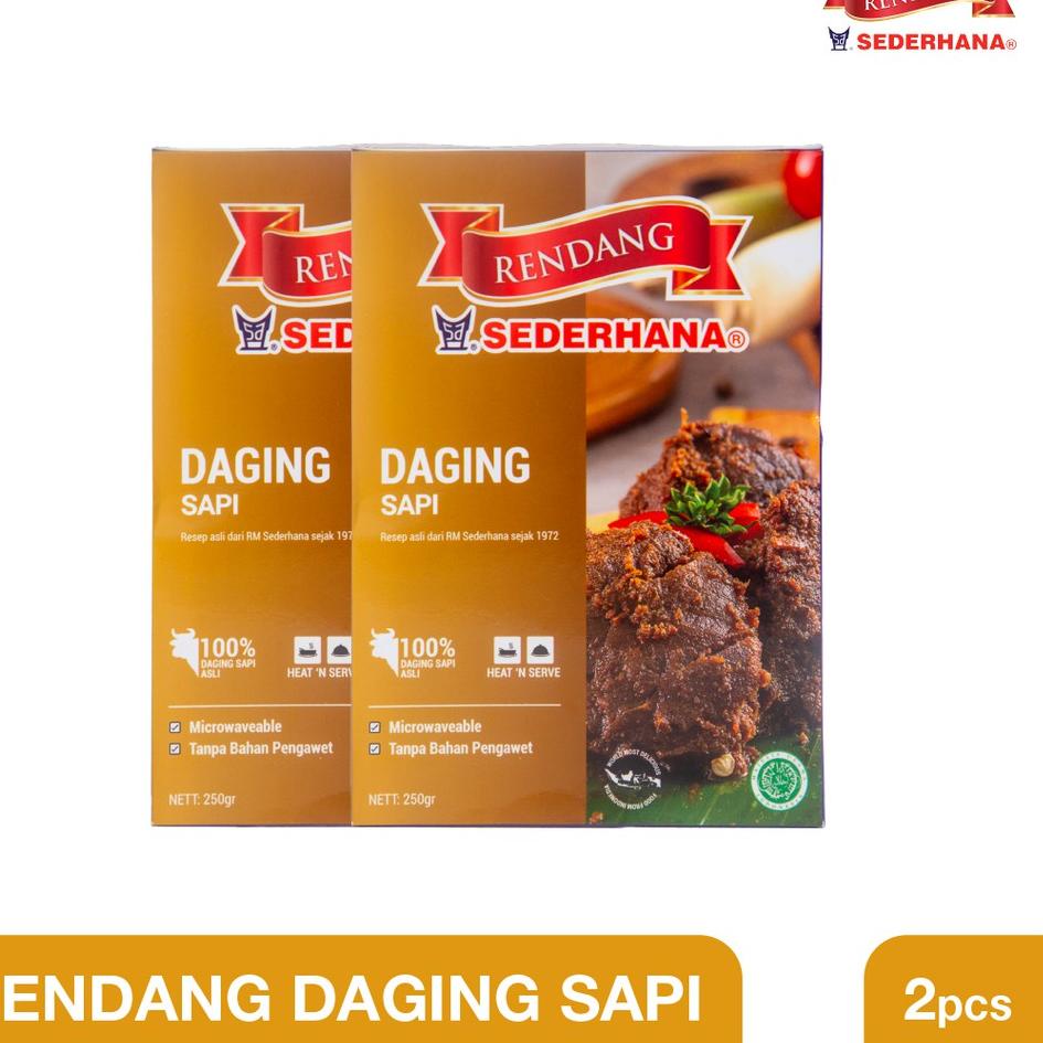 

DISKON BRANDS FESTIVAL Rendang Sederhana - Paket Double Rendang Daging Sapi !