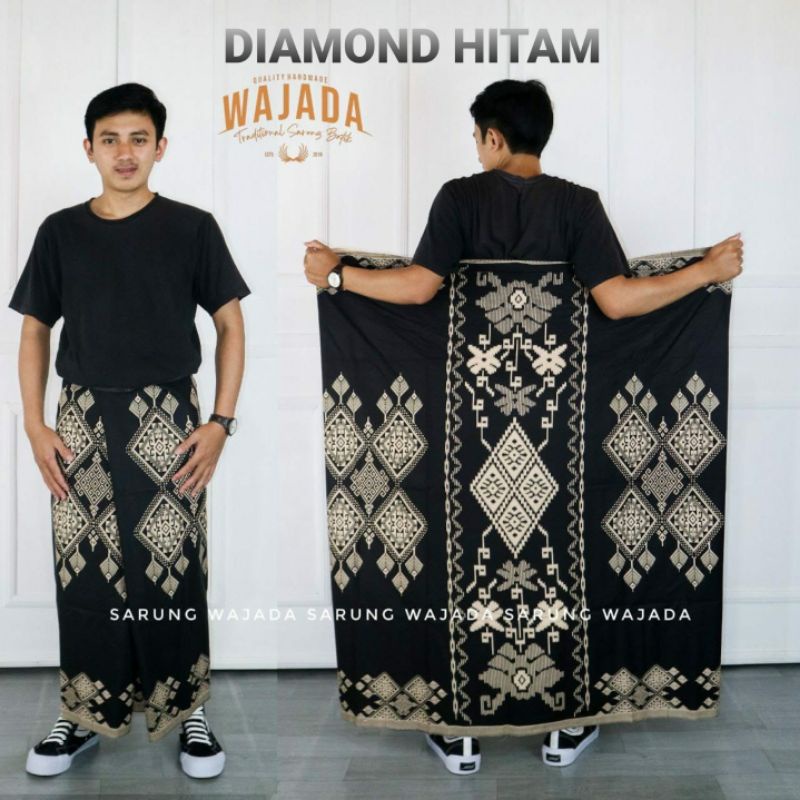 SARUNG MOTIF BATIK PALAIKAT PALEKAT ALA SANTRI KAIN SARUNG WAJADA