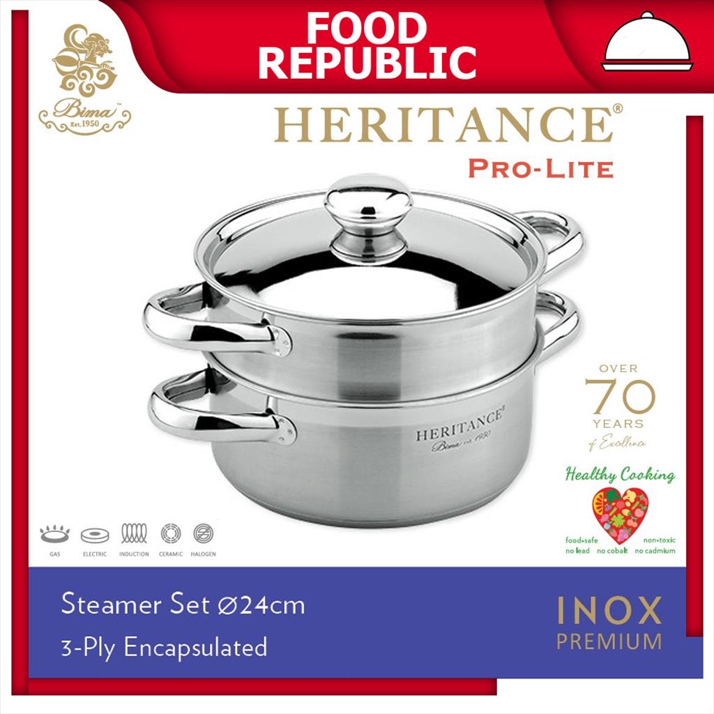 BIMA HERITANCE STEAMER 24 CM BP121524 PANCI KUKUS 2 TINGKAT