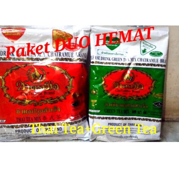 

➧ Paket Duo Hemat Thai Tea dan Green Tea ☜