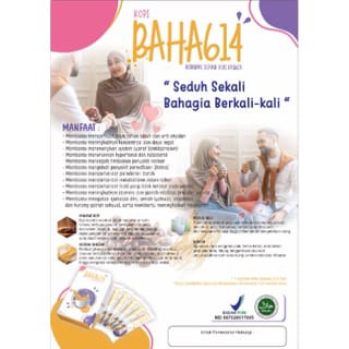 Kopi BAHAGIA Kopi BAHA614 | Stamina Pria 1 Box isi 5 Sachet @30 gram