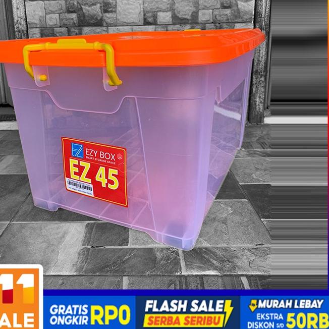 ♥ Promo Box Container 45 Liter SHINPO/LION STAR/EZY BOX ❆