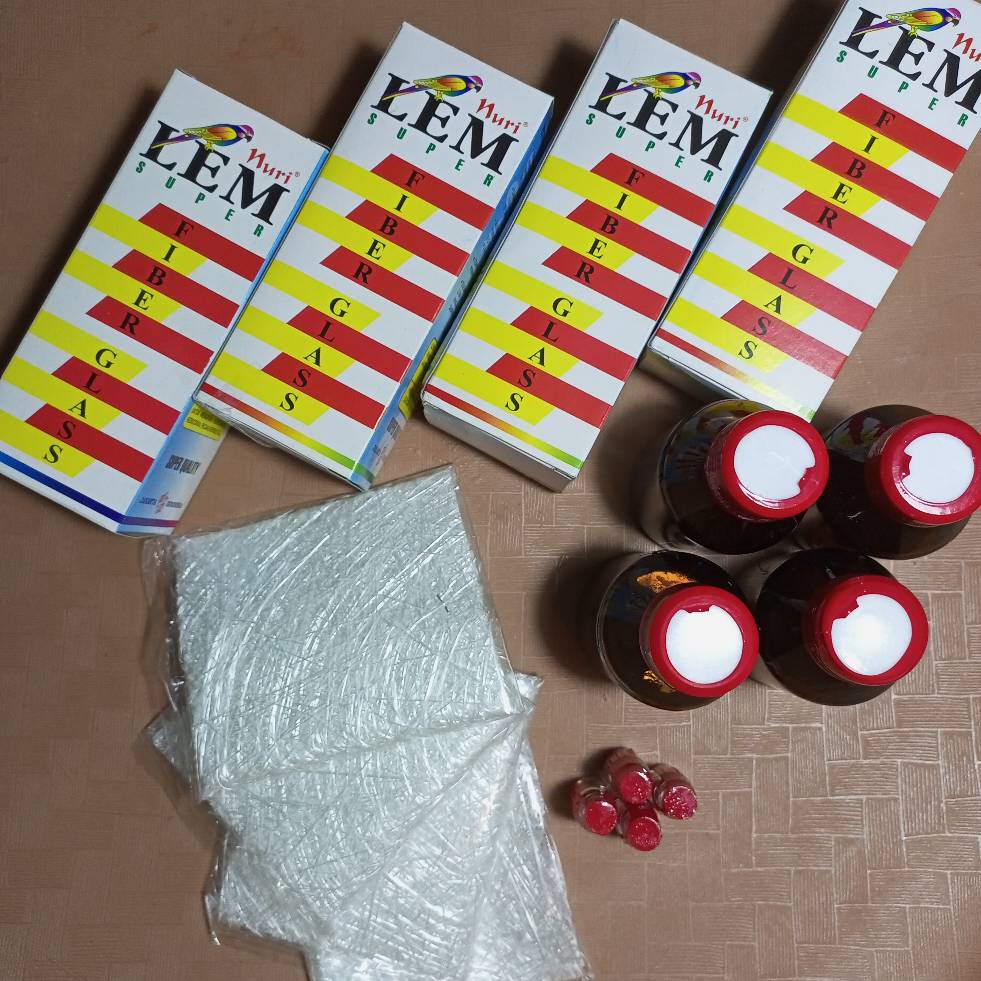 

Lem Nuri Super Fiber glass / mengatasi kebocoran