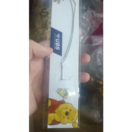 kalung anak balita winnie the pooh emas asli 750 75% 17k putih white gold