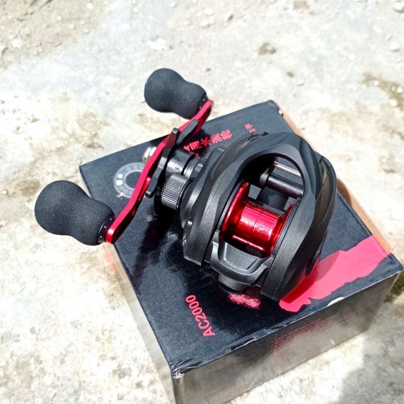 Reel BC AC2000 Ratio 6.3:1 - Cocok untuk Muara &amp; Gabusan Reel Baitcasting Murah Spartacus