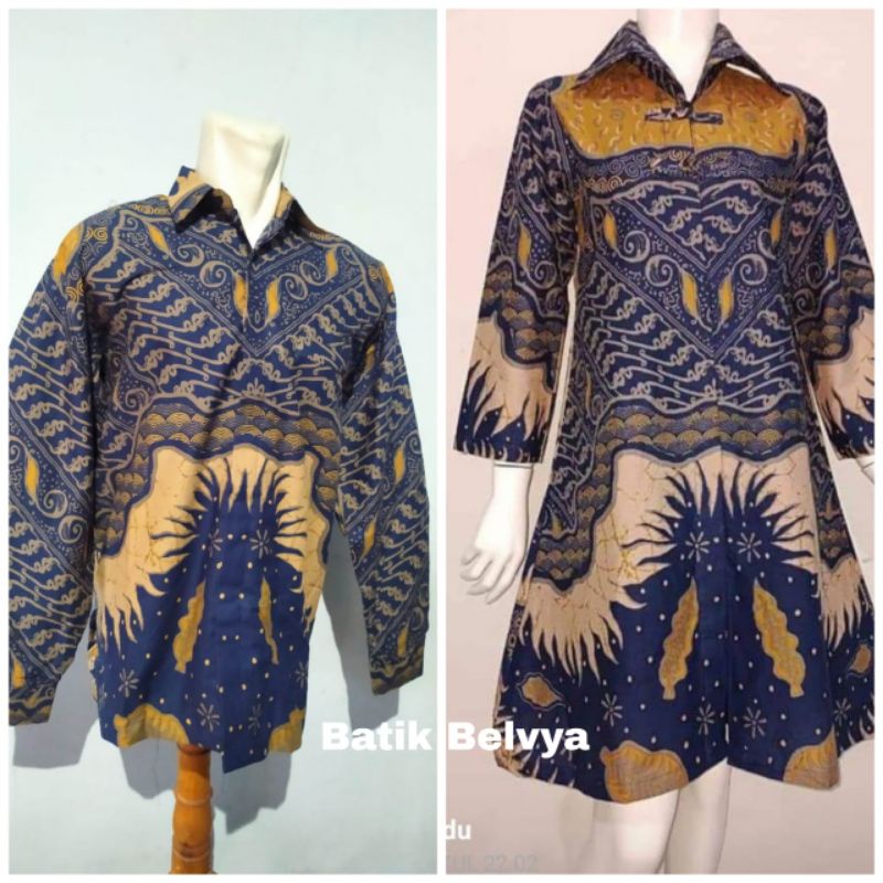 set couple batik motif kerah lebar / Batik sragen / batik solo / dress batik / tunik batik / kemeja batik / batik sarimbit / batik belvya / batik semar / batik danar hadi / batik aluna / alisa batik solo / batik sri mulyani / batik aida / batik kanaya