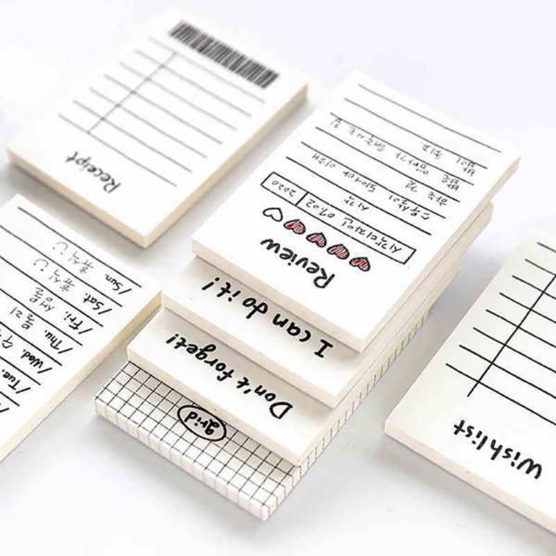 

MEMO PAD/CATATAN DIARY/CATATAN TEMPEL DIARY/NOTES/NOTEPAD/WISHLIST/WEEKLY/50 LEMBAR/MURAH