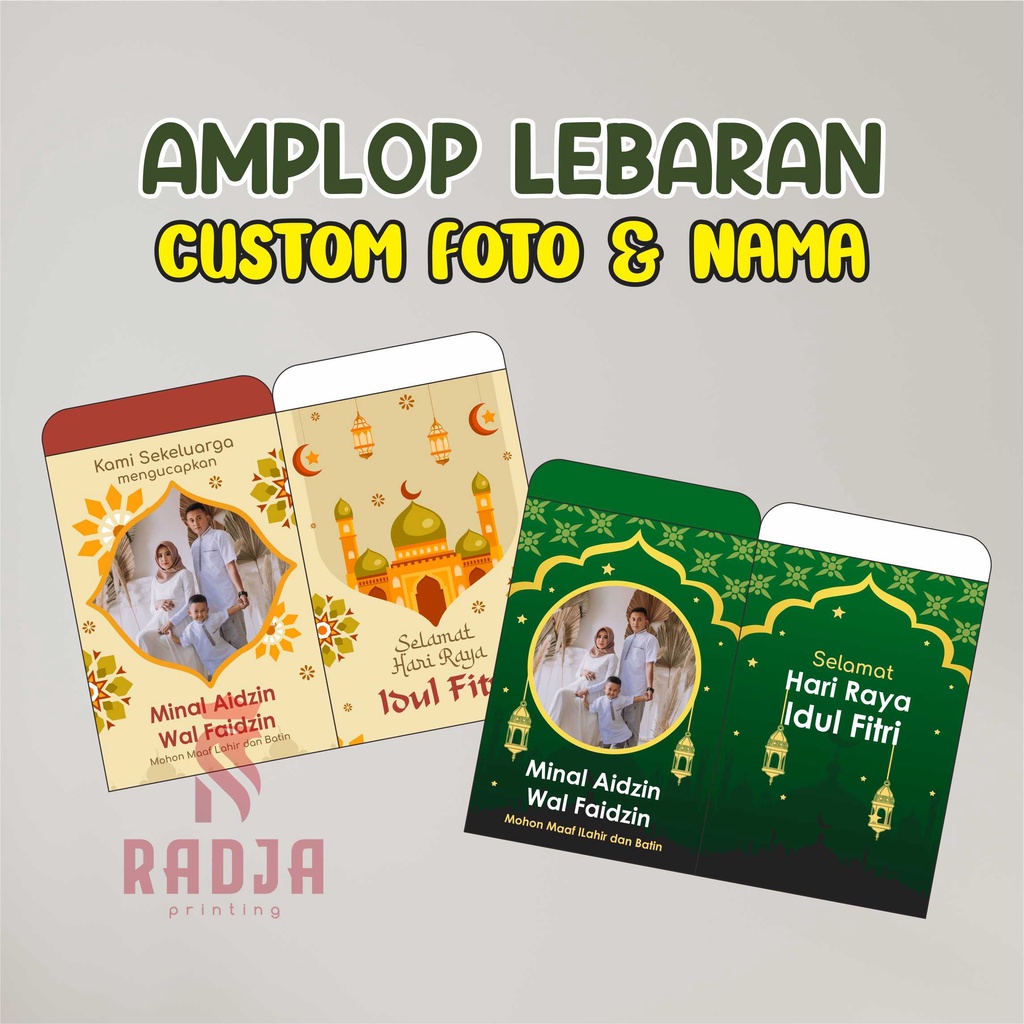 

AMPLOP LEBARAN CUSTOM - bisa request nama dan Foto