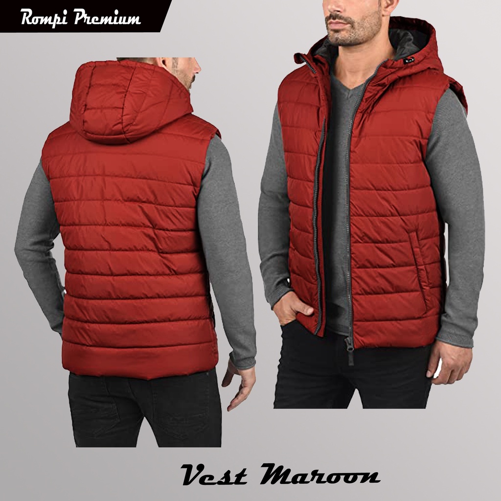 COD Jaket rompi gunung / Jaket rompi bikers / Jaket rompi pria keren terbaru 2023 original / Jaket r