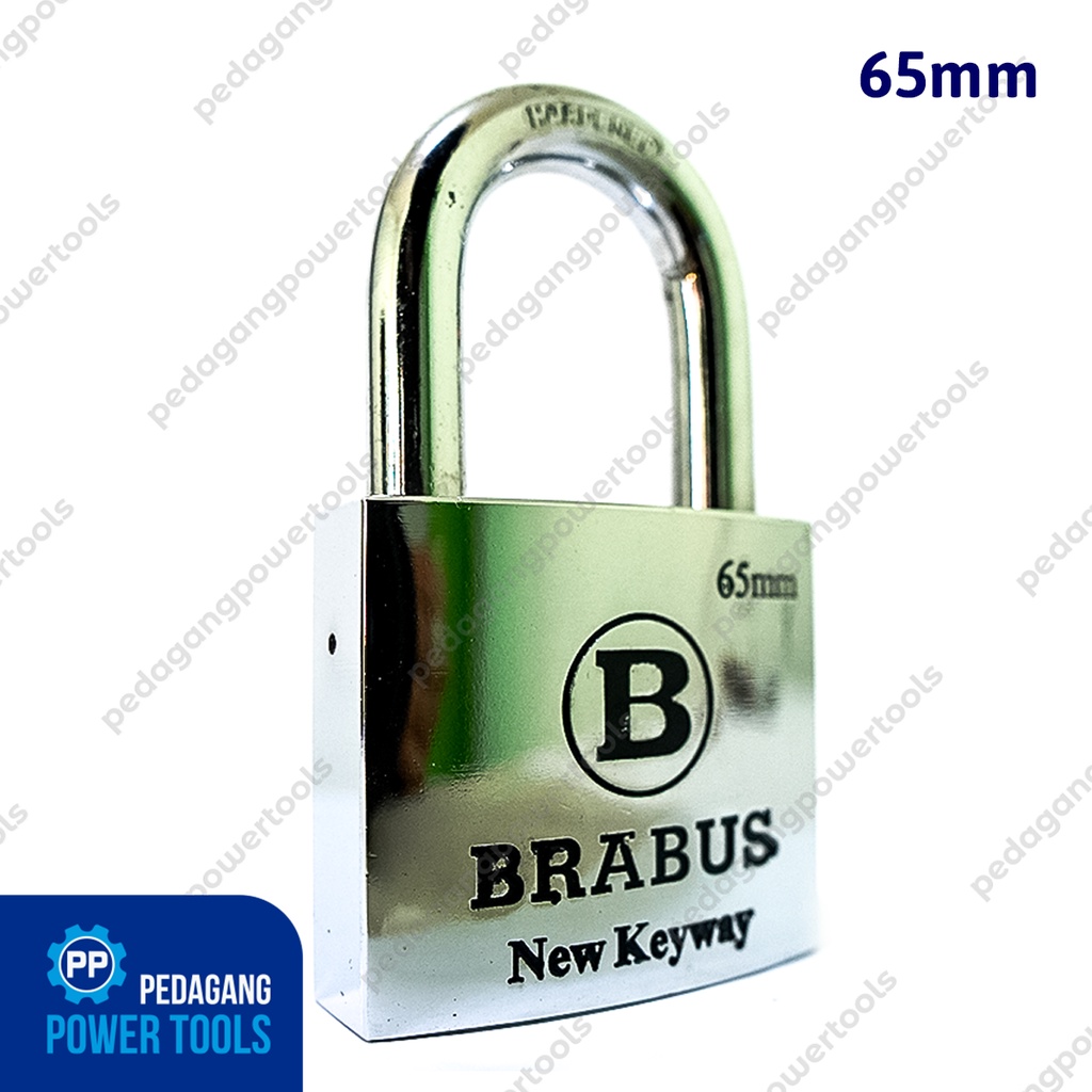 BRABUS GEMBOK KEYWAY 65 MM LEHER PENDEK KUNCI PAGAR RUMAH GUDANG TOKO