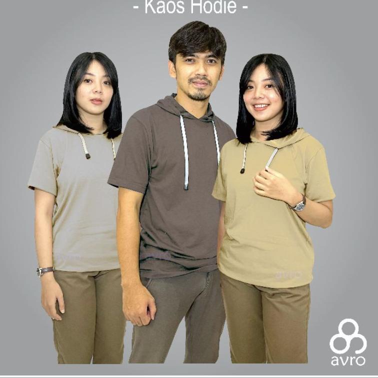 Menarik KAOS KUPLUK HOODIE POLOS KATUN