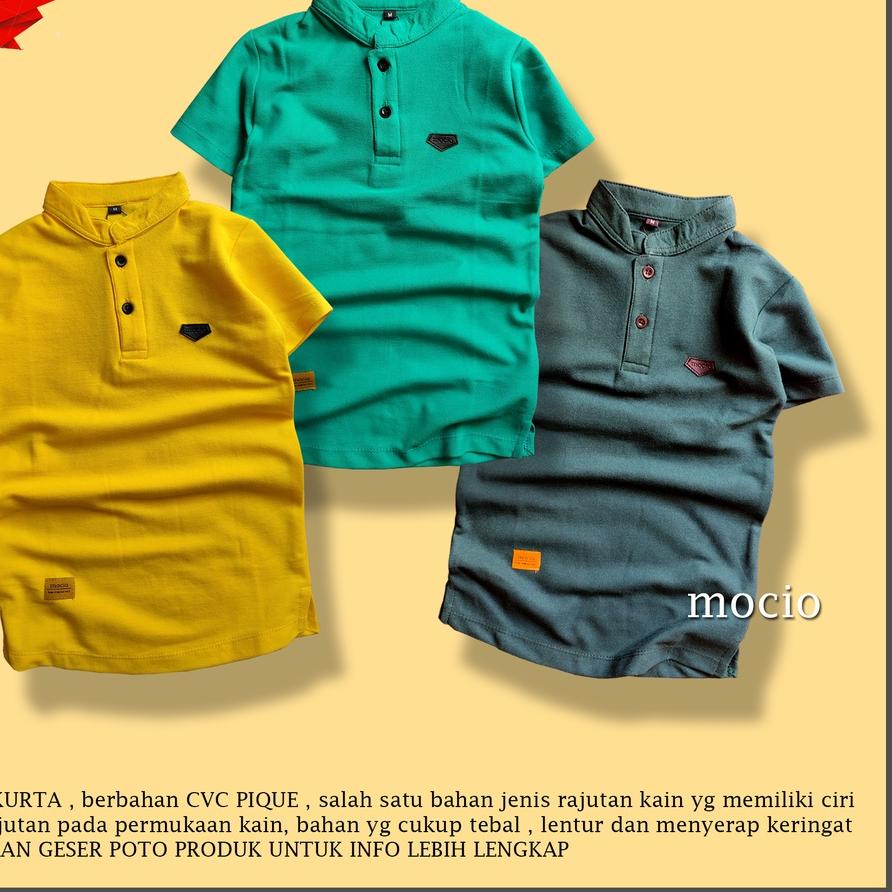 ✵ MOCIO KURTA - kurta anak - kaos kurta - baju kurta anak - distro kurta anak 1-12th ۝