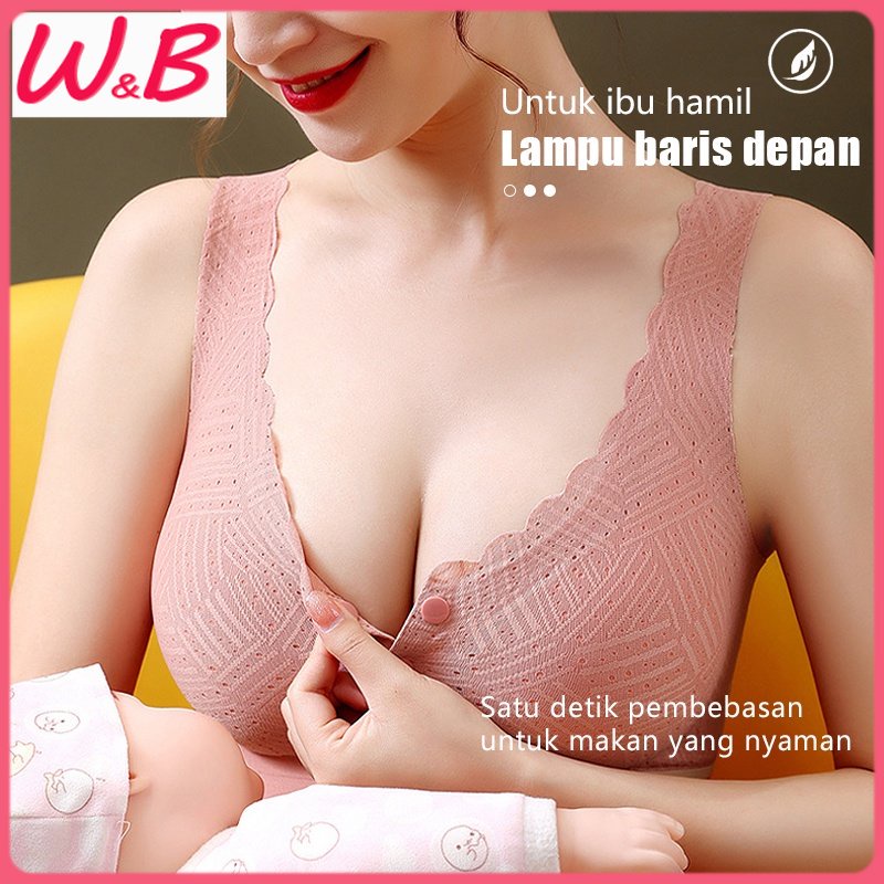 Bra Menyusui tanpa kawat bh menyusui kancing depan nursing bra B1052