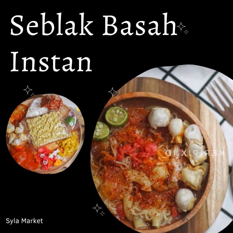 

Seblak Basah Instan/ Baso Aci/ Baci/ Bakso/ Jajanan Viral/ Jajanan Lada/ Pedas