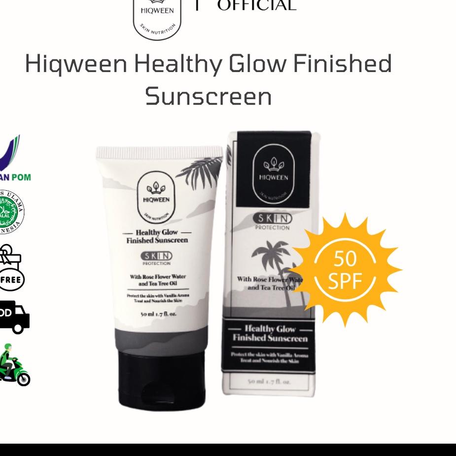 ☀ [EXP 2024] HIQWEEN HEALTHY GLOW FINISHED SUNSCREEN [DIST JAKSEL] | HIQWEEN OFFICIAL | HIQWEEN ORI 