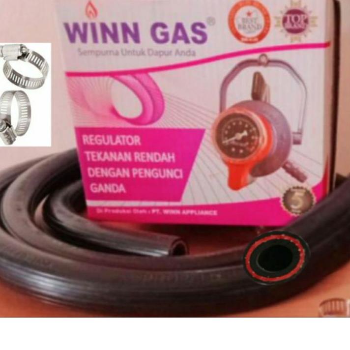 ➫ Winn  Gas ,  W 900 M , Win Gas ,  Selang Gas LPG  3 Lapis Asli Ori ♩