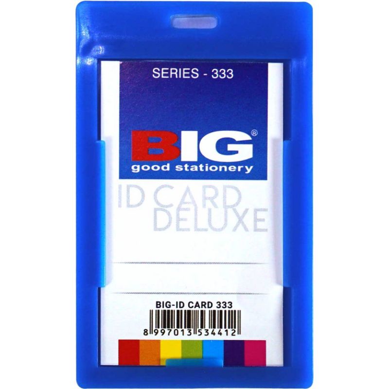

Tempat ID CARD / Frame Casing Plastik Mika Portrait Warna Biru