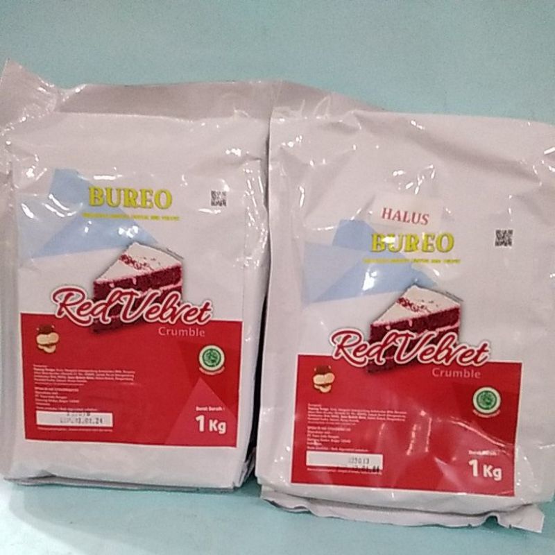 BUREO (RED VELVET) CRUMBLE KASAR / HALUS 1 KG