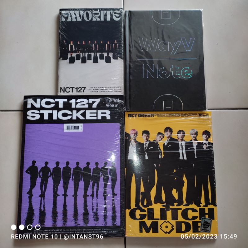 ALBUM ONLY NCT 127 STICKER FAVORITE WAYV DIARY SEASON GREETING 2020