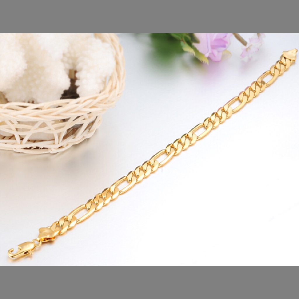 Deid 2015pria Mode Baru Keren Gelang Emas 18K Perhiasan Pribadi Gelang Rantai Martijn