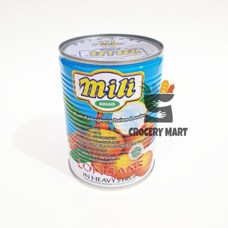 

MEN SALE Mili Longans 565 gr Buah Kaleng In Heavy Syrup / Lengkeng Kaleng Longan .,.,