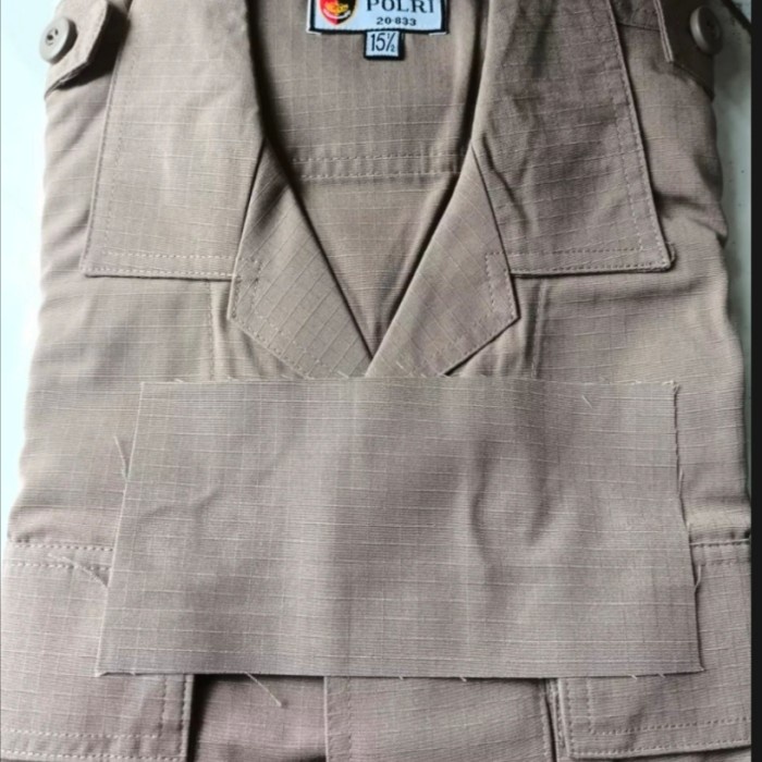 Baju pdl jatah Polri - Polisi / Atasan pdl Polri - Polisi - Satpam