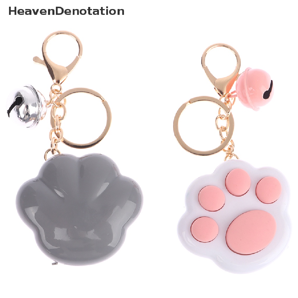 [HeavenDenotation] Mainan Mini Portable Cat Paw Push Fidget Game Keychain Untuk Hadiah Anak HDV
