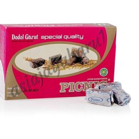 

✨ DODOL GARUT Merk "PICNIC" Berat 500 gram serbuuu !