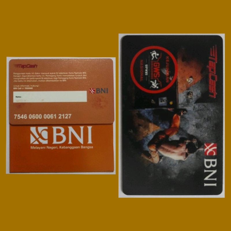 Tapcash BNI GWS GIRIGAHAN - Wall Climbing /Like eMoney eTOLL Flazz BRIZZI