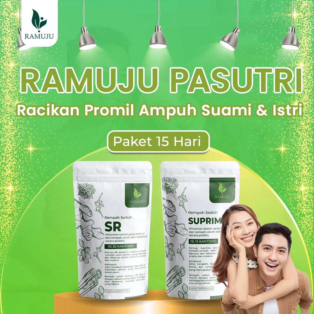 

Ramuju Pasutri Paket 15 Hari | Ramuju Paket Promil Suami Istri