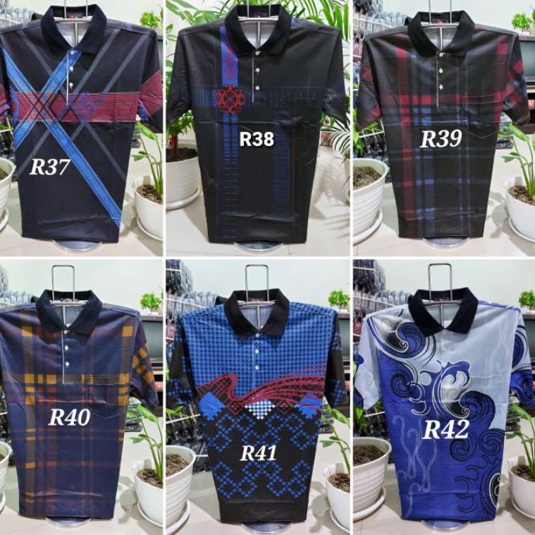 TREN TERBARU Kaos Pria Kerah Katun IMPORT M L XL - Kaos Kerah Oryong M L XL - Kaos Bapak - Kaos Kera