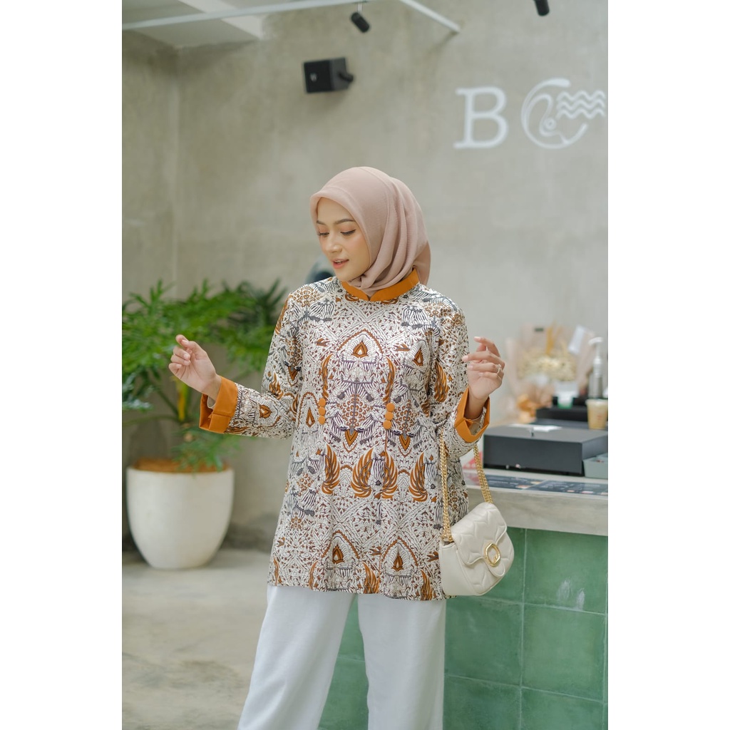 Baju Wanita Kemeja Wanita Blus Batik Wanita