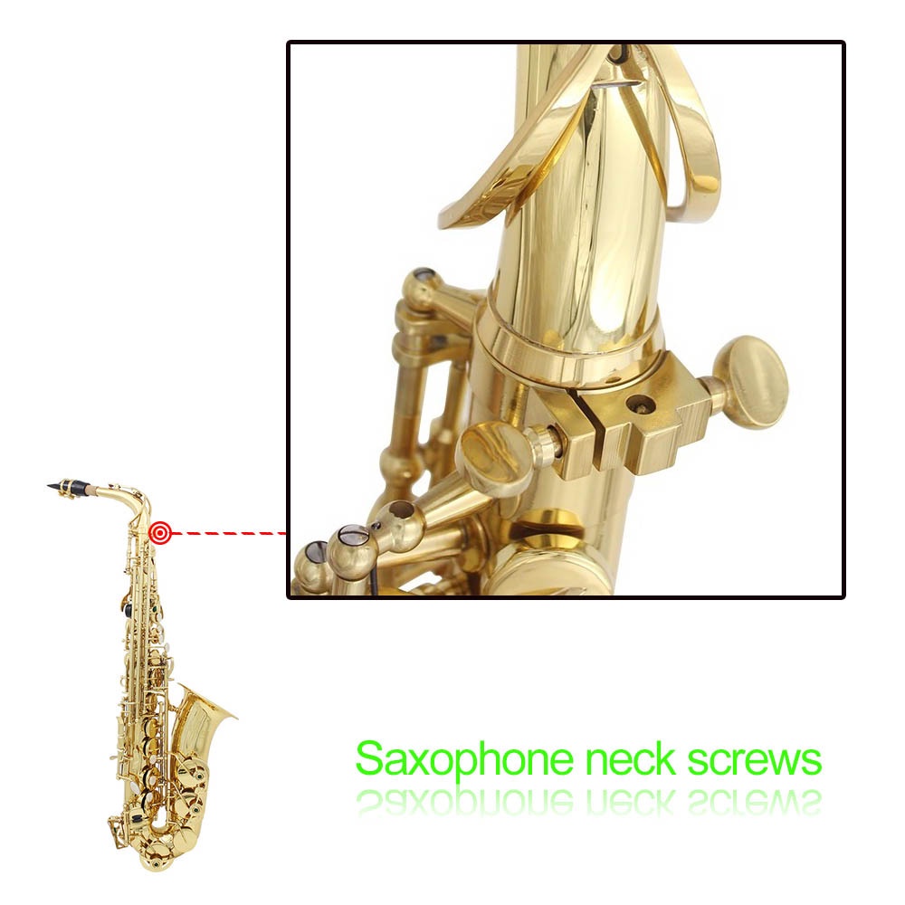 1biji Sekrup Leher Bahan Tembaga Bronze Untuk Saxophone,